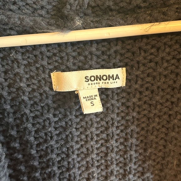 Sweaters - Navy blue long sweater
